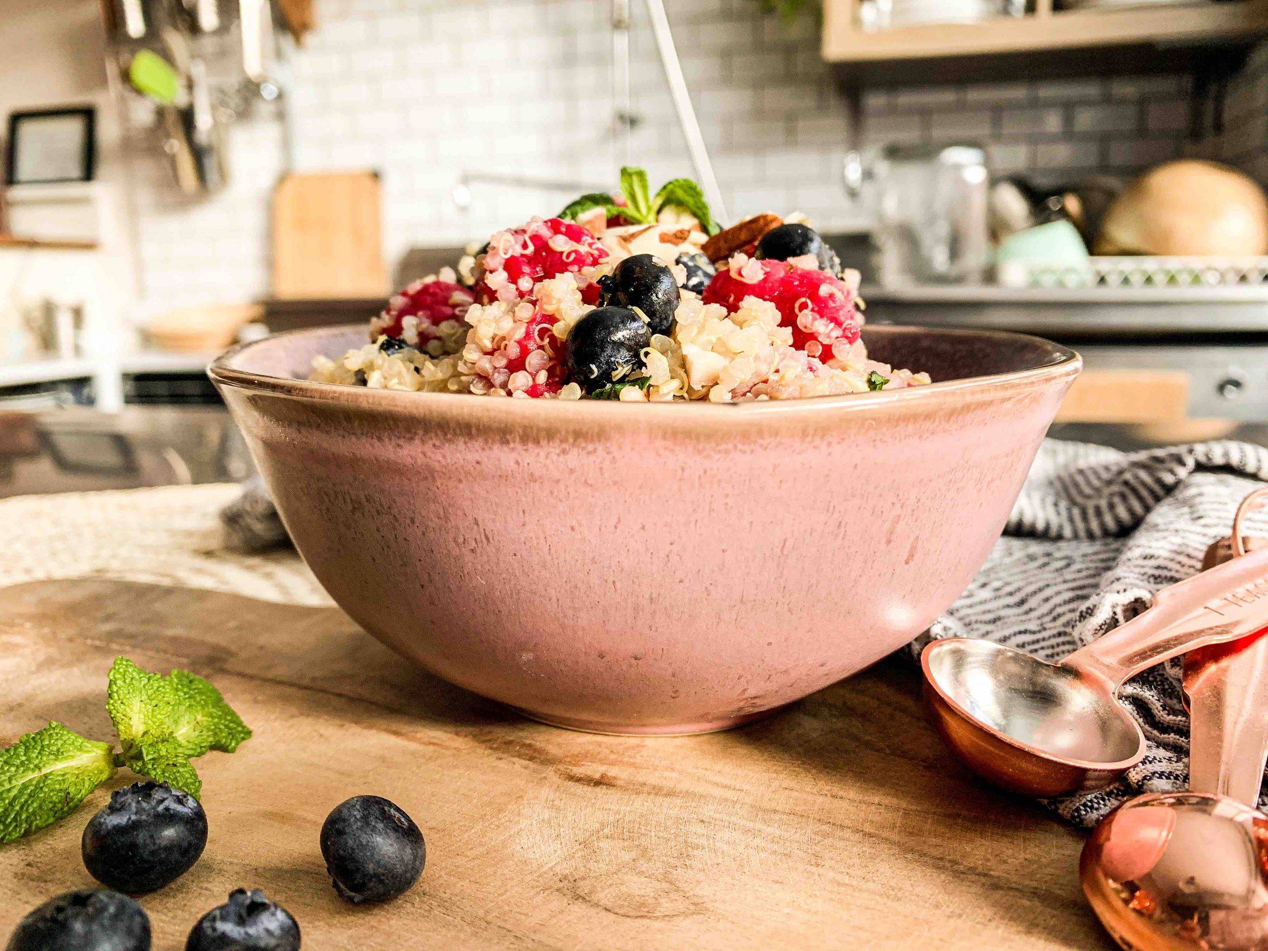 quinoa-a-l’eau-de-rose-et-aux-fruits-rouges-+-video