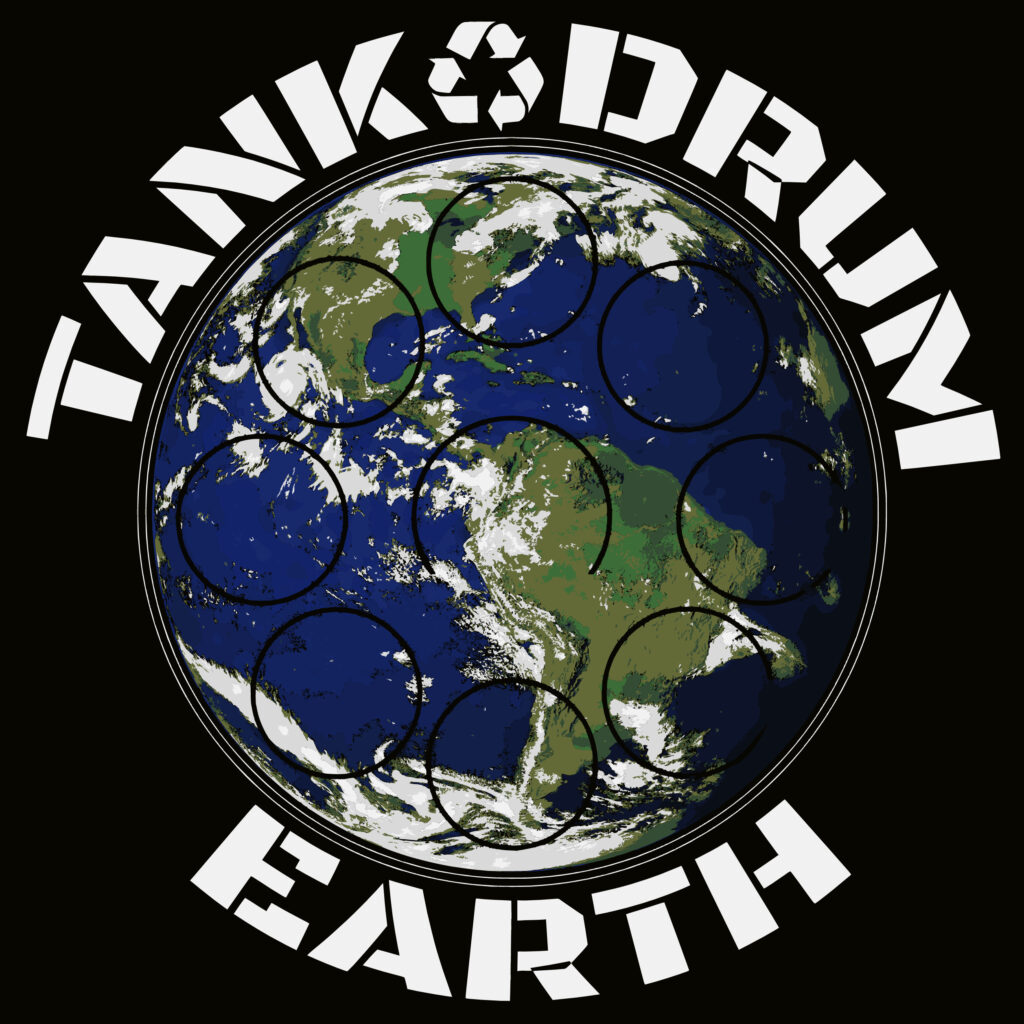 Logo - Tank drum earth