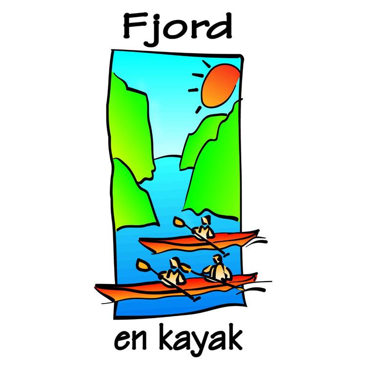 Logo - Fjord en kayak