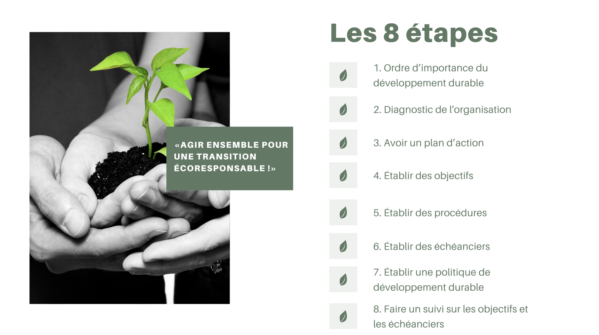 Plan d'action de développement durable - Les Pages Vertes